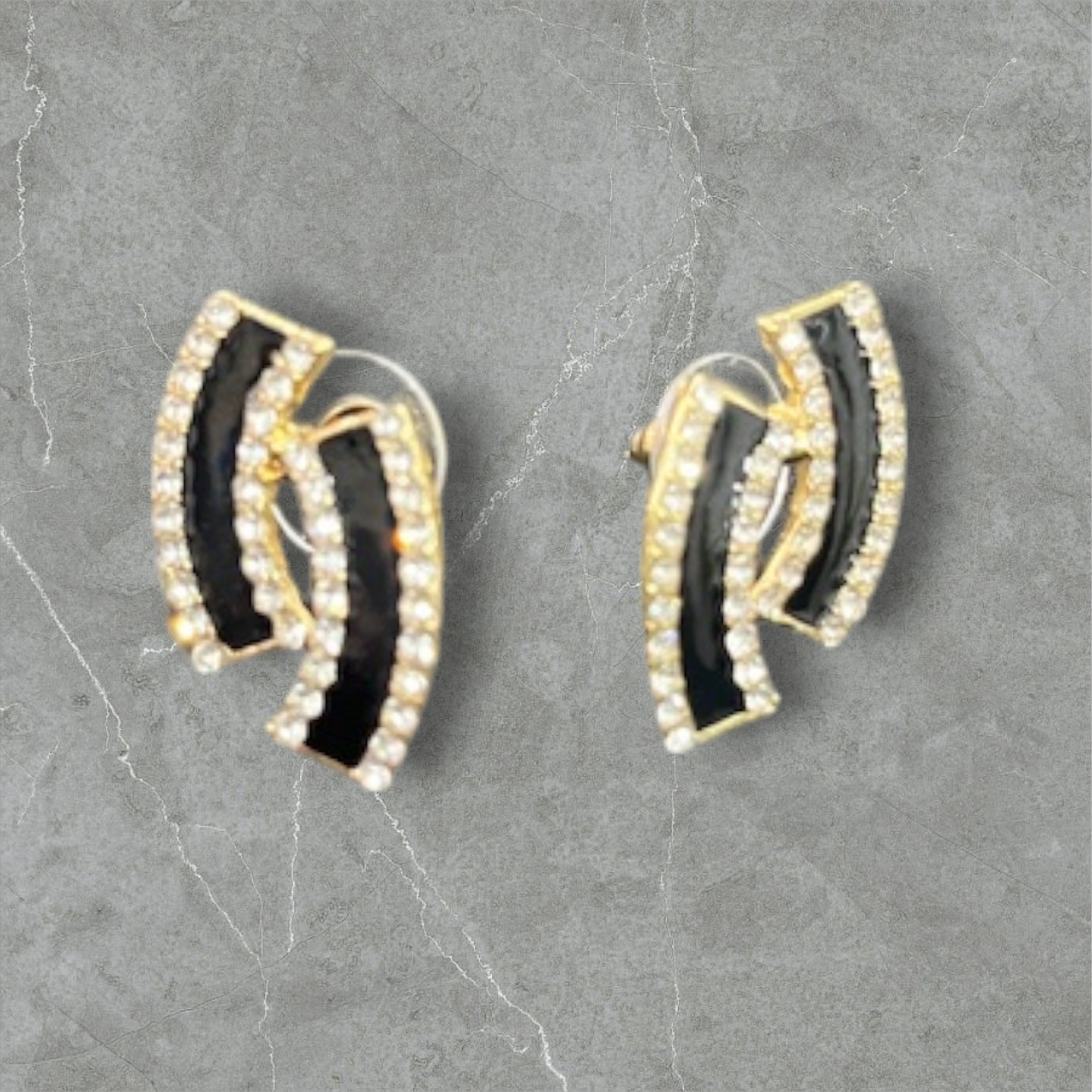 Luxury Designer-Style Interlocking Earrings