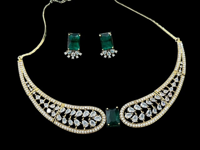 Victorian Style AD Hasli Necklace Set
