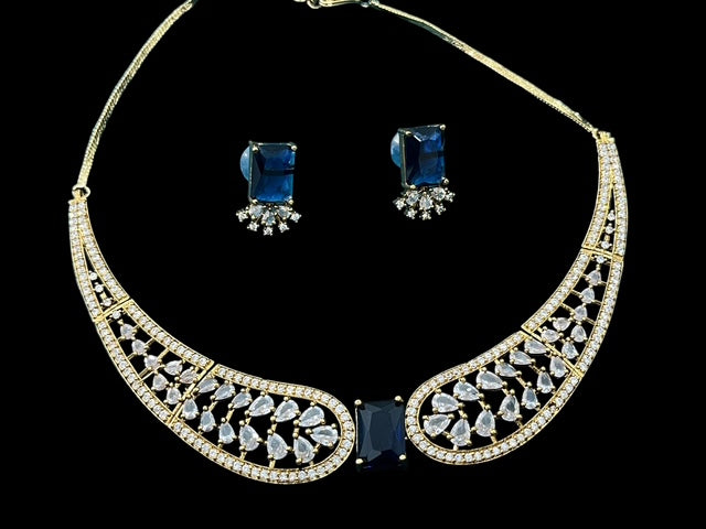 Victorian Style AD Hasli Necklace Set