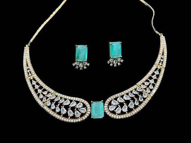 Victorian Style AD Hasli Necklace Set